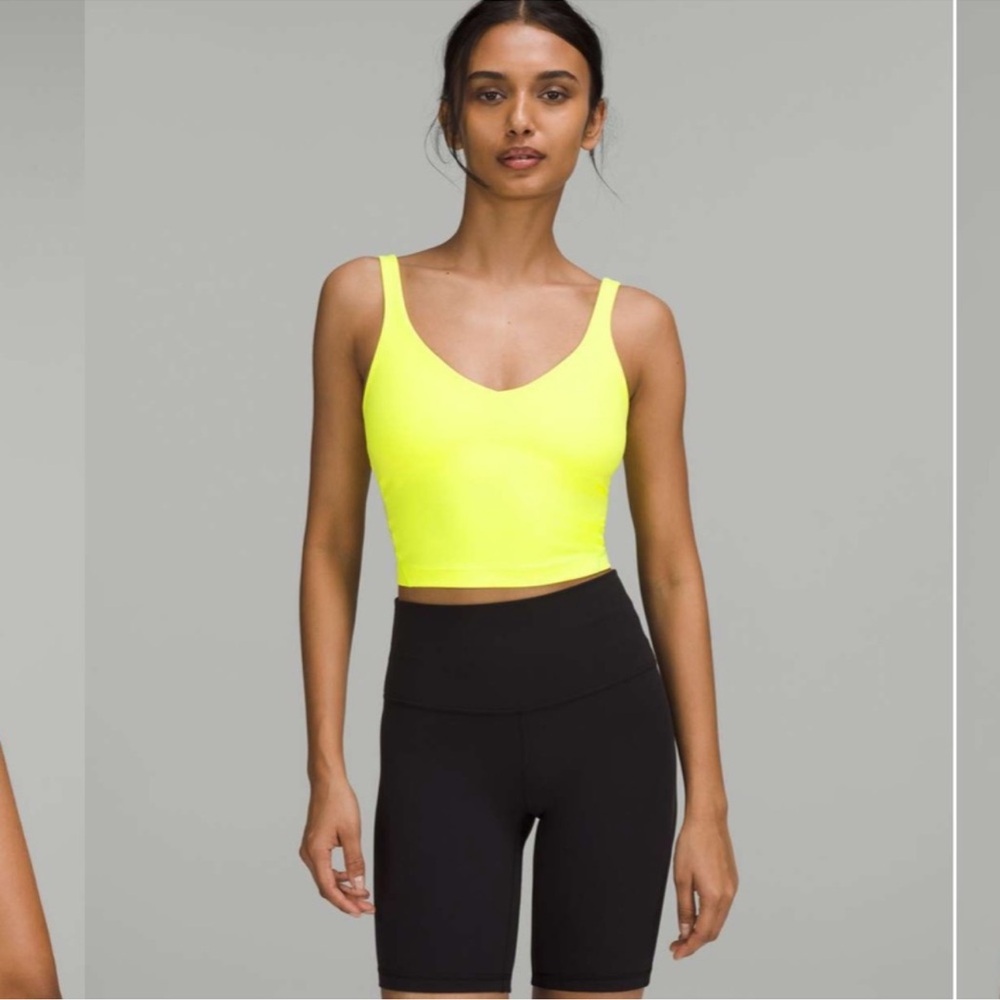 Lululemon Align Tank Top Electric Lemon Size 8